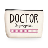 jealance Doctor Gifts Cosmetic Bag Medical Assistant Gifts Pharmacist Gift Makeup Organizer Bag Retirement Gift Travel Toiletry