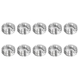 HARFINGTON 10pcs Thread Repair Inserts M10 x 1.5 Male to M4 x 0.7 Female Thread 6mm Long Stainless Steel Reducing Nuts Metric Se
