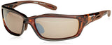 Crossfire 2117 Infinity Premium Safety Glasses, HD Brown Mirror Lens Brown Frame