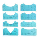 Ecomistiq 8X T Shirt Ruler Guide Alignment Tool T Shirts Hot Press Women Blue | Other Scrapbooking Tools | Scrapbooking Tools |