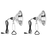 Simple Deluxe 8.5 Inch Adjustable Clamp Lamp Light Socket with Aluminum Reflector, Suit for Max 150 Watt Lamp (No Bulb Included)