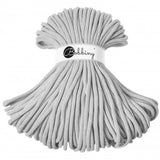 Bobbiny Jumbo 9mm Braided Macrame Cord (Light Grey) 108yds/330ft