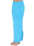 Clovia Womens Petticoat Style Saree Shapewear With Side Slit (Sw0023P47_Blue_M)