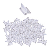 Ecomistiq 100X Garden Grafting Clips Trellis Clips For Bonsai Flower Vegetables 3Mm | Plant Ties & Supports | Plant Care, Soil &