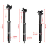 EXA Form 900i 30.9mm Dropper Post with Remote Lever and Cable Kit MTB/Ebike Internal Routing Dropper Seatpost for Mountain Bike(