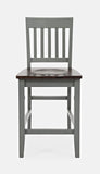 Jofran Decatur Lane Stool Counter Barstool Set, 18X21X39, Autumn Brown/Grey, (1836-Bs393Kd)