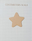 SIDDHANT Art SACO 010(0302) Star 11PCS. Plain MDF Blanks Cutouts for DIY, Artwork, Decoupage, Mix Media. Scrapbook, Craft etc.
