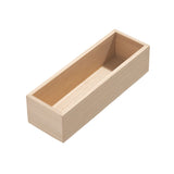 Idesign Renewable Paulownia Wood Collection Drawer Organizer Bin, 3.3 X 10 X 2.5, Natural