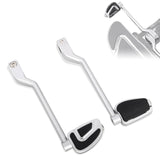 WOWTK Heel/Toe Shifter Levers w/Shift pegs, Front and Rear Shifter Pegs For Harley '86-'17 FL Softail, '88-later Touring CVO Roa