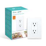 Kasa Smart Plug KP200, InWall Smart Home WiFi Outlet Works with Alexa, Google Home & IFTTT, No Hub Required, Remote Control, E