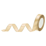 MECCANIXITY 3/4 Inch 25 Yard Wide Satin Ribbon with Gold Edges Border Grosgrain Fabric Ribbon for Gift Wrapping Wedding Bouquet,