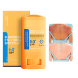 Reef Safe Sunscreen Stick SPF 50+ Broad Spectrum UVA/UVB Protection Water Resistant 80 Min Face & Body with Ceramides & Squalane