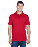 Harriton Mens 4 oz. Polytech Polo L RED