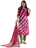 Gosriki Women'S Cotton Blend Straight Printed Kurta With Pant & Dupatta (Raman Pink-Gs_M_Pink_Medium),Pink,,B0CGD7BNLW