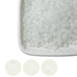 4mm White Glass Seed Beads Bulks- 2000pcs 5/32 inch-Sparkling Round Space Smooth & Durable Beads for Bracelets,Necklaces, Earrin