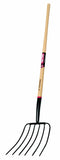 Truper 30317 Tru Pro 54Inch Manure Fork 6Tine, Ash Handle