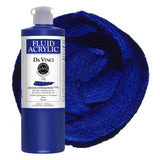 DA VINCI PAINTS Professional Artist Fluid Acrylic Paint, Rich Blue, 16oz