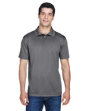 Harriton Mens 4 oz. Polytech Polo XS CHARCOAL