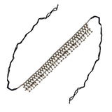 Banjara Kamarbandh Bohemian Oxidized Silver Kamarpatta Ghungroo Design Fashion Adjustable Fancy Waist Belt For Women & Girls