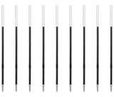 MengRan 3.85 Ballpoint Ink Pen Refills for Click Pens, 1 mm Medium Point Tip, (Refills-Black ink-10Pcs)