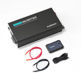 Renogy 2000W Pure Sine Wave Inverter with On-Grid Transfer Switch, Built-in Bluetooth, Inverter 12V DC to 120V AC for Truck, RV,