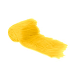 FabricLA Golden Yellow Shaggy Plush Faux Fur Strips - Craft Fur for Gnomes, Cosplay, and DIY Projects | 2 X 60
