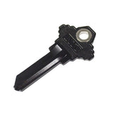 Lucky Line Anodized Black Lightweight Aluminum Magnetic House Key Schlage (15620)