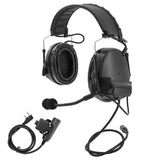 HEARFALCOM Comta III (Comta ii Headset Upgrade Version) Tactical Airsoft Sports Noise-Cancelling Pickup Silicone Earmuffs Shooti