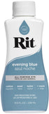 Rit Dye Liquid 8 Ounces Evening Blue 888270 (3Pack)