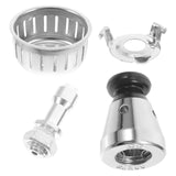OSALADI Pressure Cooker Safety Valve Set Cooker Parts Replacement Kit with Exhaust Pipe AntiBlocking Cover and Clip for Weight