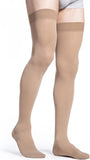 SIGVARIS Mens Essential Cotton 230 Closed Toe ThighHighs w/GripTop 2030mmHg
