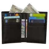 Style Shoes Black Leather Credit Card Holder Visiting Business Card Case Wallet With Magnetic Shut For Unisex