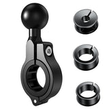 iMESTOU Aluminium 1 Ball Mount Adapter, iMESOTU Ball Base Fits to Handlebar Diameter 0.86-1-1.26 or Rear-View Mirror Pole Compat
