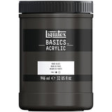 Liquitex BASICS Acrylic Paint, 946ml (32oz) Jar, Mars Black
