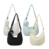 Snappsy Women Crossbody Bag Beach Lightweight Commute Big Capacity Shoulder Bag White