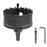 Rannb 2-51/64/71mm Carbide Hole Saw Hole Cutter for Steel Plate, Aluminum & Metal