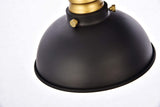Elegant Lighting Living District Indoor Modern Home Decorative Bright Ceiling Anders Collection Wall Sconce D27 H8.3 Lt:3 Black