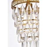 Living District Reese 1-Light Transitional Metal Pendant In Brass