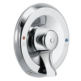 Moen Chateu Chrome Tub/Shower Trim Set Features an Escutcheon and Shower Handle for Easy Water Temperature Adjustment, (PosiTem