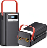 Portable Power Station 166Wh, 22.5W Fast Charging Power Bank with Built-in Cables for iPhone/Android/MacBook, 45000mAh Battery S