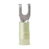 Ancor 220312 Marine Grade Electrical Nylon Insulated Double Crimp Funnel Entry Flanged Spades with Insulation Grip (16 to 14Gau