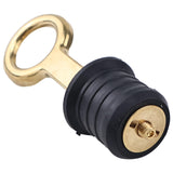 Czomoizc 50-18871 1-1/4 Inch Brass Snap Lock Neoprene Drain Plug Compatible with Seachoice Boats