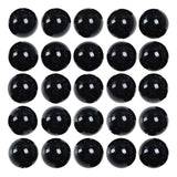6mm Black Agate Beads for Bracelet Natural Agate Stone Beads Round for Jewelry Making 60pcs/Strand