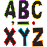 Electric Bright 7 Fun Font Letters, 120 Pieces Per Pack, 3 Packs