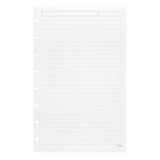 TUL Custom Note-Taking System Discbound Refill Pages, 5.5 x 8.5 Junior Size, Narrow Ruled, 100 Pages (50 Sheets) White