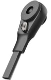 Galvanox Flat-end Ratchet Driver Designed for Leatherman Models - Compatible with Multi-tool Flat Bit Kits and Standard 1/4 Hex