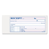 Adams TC2701 Receipt Book, 2 3/4 x 7 3/16, ThreePart Carbonless, 50 Forms