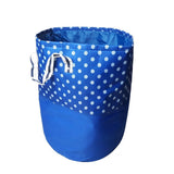 HOMIES, Brings Extremely Elegant and Multipurpose European Style Polka Dot printed Foldable Laundry Bag/Hamper/Basket with draws
