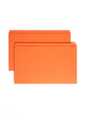 Smead File Folder, Reinforced StraightCut Tab, Legal Size, Orange, 100 per Box (17510)