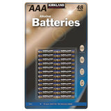 Kirkland Signature Alkaline AAA Batteries - 48 Pack